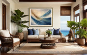 Wave at the bottom of the sea | 36x48” | Canvas Printing