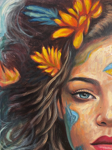 Immersion au plus profond de l'être | 24x30”