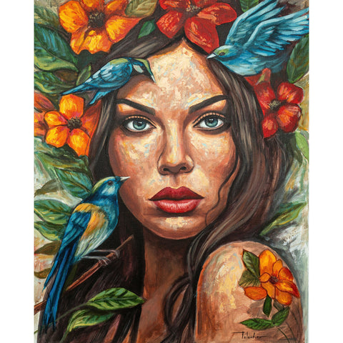 Kiss of Beauty | 24x30” | Canvas Print