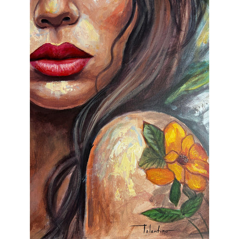 Kiss of Beauty | 24x30” | Canvas Print